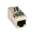 thumbnail image 1 of Black Box Keystone - Coupleur Réseau - RJ-45 (F) à RJ-45 (F) - Blindé - Chat 5e - Argent, 1 of 2
