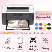 Koala Premium Glossy Photo Paper 180gsm, Bulk 500 Sheets 4x6 White Photo Paper for Inkjet HP, Canon, Epson Printers, 10X15 cm Photo Printer Paper