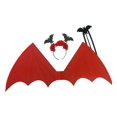 thumbnail image 1 of 3 piezas de accesorios para disfraz de de Halloween, fáciles de usar, multiusos, de 60 x 30 cm Rojo, 1 of 8