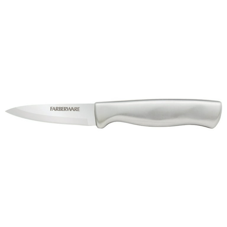 Farberware 15-piece Stamped Stainless Steel Knife Block Set 