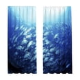 thumbnail image 2 of EGNMCR Trendy Printed Patterns With A Strong Decorative Look Light Blocking Curtains For Dorm Rooms Polyester Curtains, 2 of 6