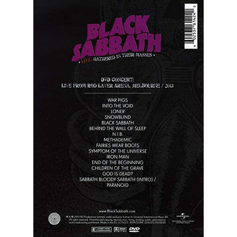 Black Sabbath LiveGathered in Their Masses (DVD) - Walmart.com