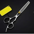 thumbnail image 4 of Juego de tijeras de peluquería profesionales de 15 cm con tijeras de entresacar para cortes de peluquería y barbería., 4 of 4