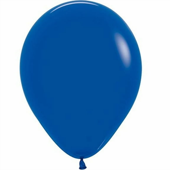 100 Fashion Royal Blue Latex Balloons 5"