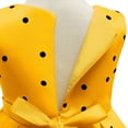 thumbnail image 5 of Girls Party Dress Princess Formal Costumes Toddlers Polka Dot Skirt Vintage Bow Dress, 5 of 6