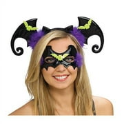Female Black Bat Mask