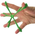 thumbnail image 4 of 2pcs Portable Finger Stretcher Silicone Soft Unisex Hand Exerciser Grip Strength Strengthener Five-Finger Tension Ring Trainer, 4 of 5