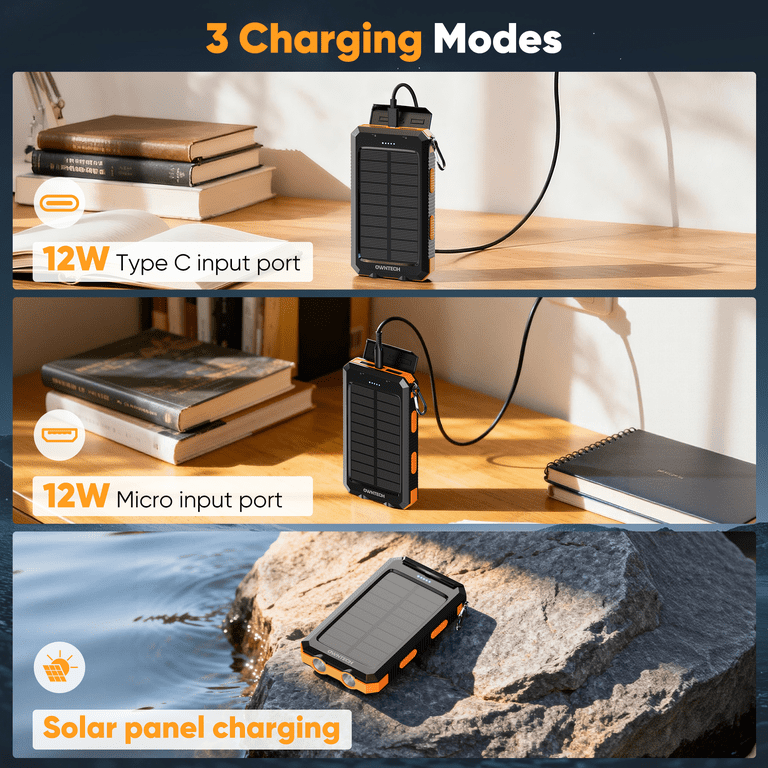 OWNTECH 20000mAh Solar Portable Charger photo 6