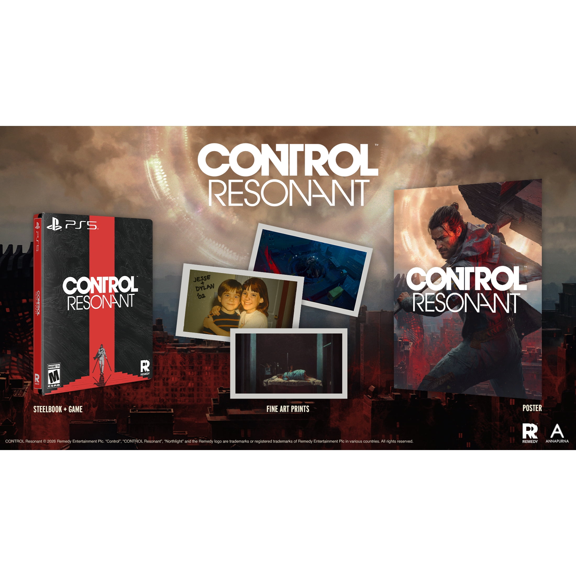 CONTROL Resonant Steelbook Edition - PlayStation 5 Game