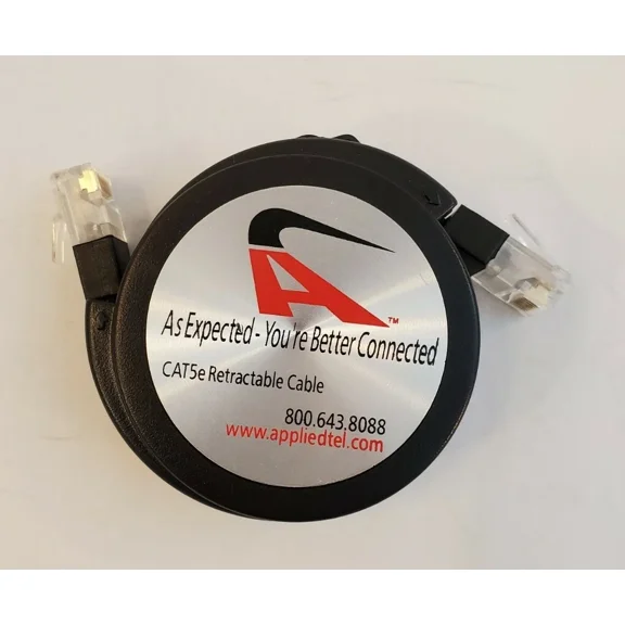 Cat5E Retractable Ethernet Cable 4 Feet - Rj45 To Rj45