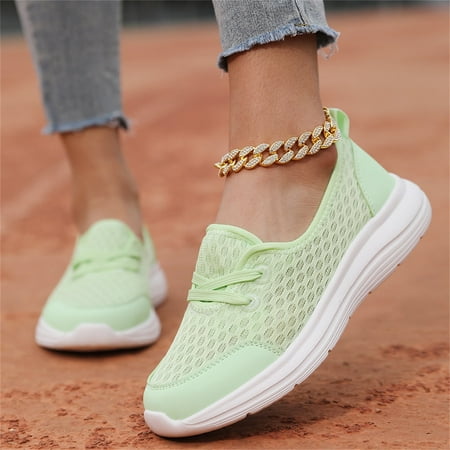 

Womens Walking Shoes Lightweight Breathable Mesh Sneakers Spring Shoes shikongkuajing