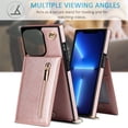 thumbnail image 3 of Xihbxyly Oferta Prime Del Día Solo Por Hoy Estuche Tipo Cartera Tipo Bandolera para Tarjetas de Crédito, Apto para Fundas de Móvil con Cremallera, Funda de Piel Tipo Mensajero para Teléfono, Funda pa, 3 of 7