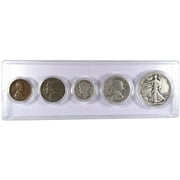 1942 Year Set 5 Coins in AG About Good or Better Condition Collectible Gift Set