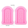 thumbnail image 4 of 2 UDS Retro Puerta Ventana Moldes de Bricolaje de Silicona, Antiadherentes Reutilizables Moldes Pastel Para Galletas y Fondant Decoración de Fondant Herramientas para Hornear, 4 of 7