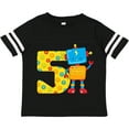 thumbnail image 3 of Inktastic This Robot is Five Fifth Birthday Boys or Girls Toddler T-Shirt, 3 of 5