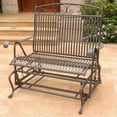 thumbnail image 1 of Pemberly Row Patio Glider Loveseat in Matte Brown, 1 of 1