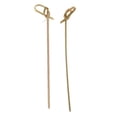 thumbnail image 3 of Palitos de cóctel BLESIY 2x 100pcs Curly Bamboo Knot Cocktail Picks Selecciones Servidor de Servicio, 3 of 8