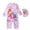 j-364Pink2125, variant on MEZZALL Summer Girls Swimsuit Long Sleeve Bathing Suit With Hood Sun Rash Guard For Kids Beach Pool Brazilian With Cartoon / Flower Print Beachwear
