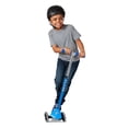 thumbnail image 3 of Radio Flyer Kids Scooter, Flyer Glider Pro Ride On Toy w/ Light Up Wheels, Blue, 3 of 9
