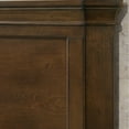 thumbnail image 4 of King Size Traditional Bedroom Furniture With Dresser, Mirror & 2 Night Tables Walnut For Bed Nightstands In Antique Walnut, American Style And Distressed Finish, 4 of 6