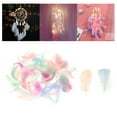 thumbnail image 1 of 200 piezas de plumas naturales, plumas de decorativas para bodas, decoración de fiestas temáticas, festivales, diadema, manualidades, C Soledad Plumas de ganso, 1 of 10