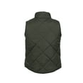 thumbnail image 5 of Women's Stand Collar Warm Padded Zip Closure Side Pockets Gilet Quilted Puffer Vest, 5 of 8