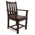 thumbnail image 3 of POLYWOOD TGD200MA Traditional Garden Dining Arm Chair in Mahogany, 3 of 3