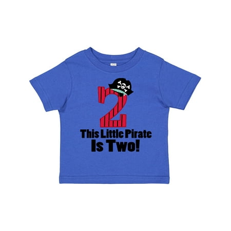 

Inktastic Pirate 2nd Birthday Gift Toddler Boy Girl T-Shirt