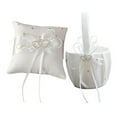 thumbnail image 1 of Billuyoard 2 unids/set almohada de anillo de boda reutilizable moda Bowknot nupcial cesta de flores ornamento fotografía aniversario romántico Kits de decoración para fiestas, 1 of 6