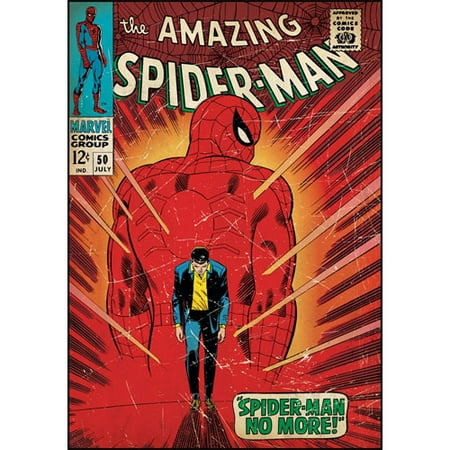 Roommates Rmk1659Slg Spiderman Walking Away Peel And Stick Comic Book Cover
