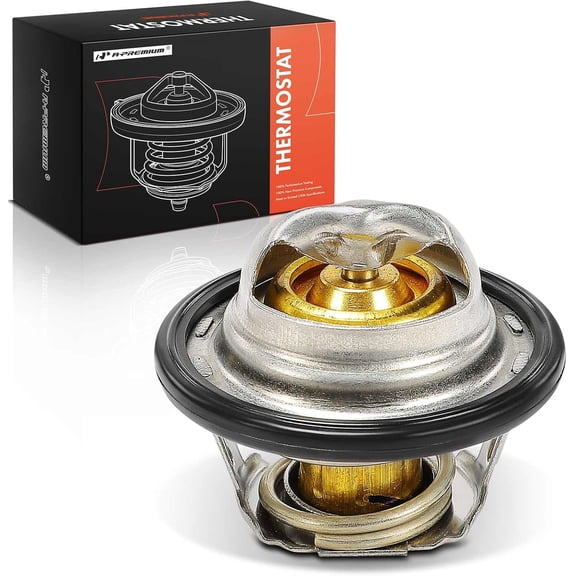 A-Premium Engine Coolant Thermostat with Seal Compatible with Buick Regal,Century, Somerset & Chevrolet Camaro, Monte Carlo & GMC Sonoma & Isuzu Pickup, Hombre & Oldsmobile Bravada & Pontiac Grand Am