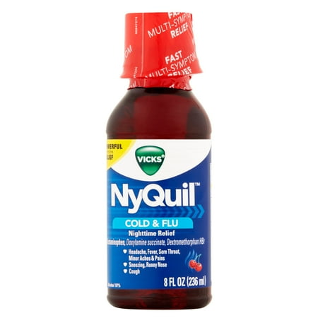 UPC 323900014251 - Vicks NyQuil Cold & Flu Cherry Liquid, 8 oz ...