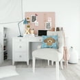 thumbnail image 4 of Winter Snowflake Dog Face Design Fabric Decorative Pillow, 4 of 4