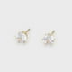 thumbnail image 3 of Clásicos Aretes Broquel Cristal Swarovski Dama Oro Laminado dorado Unitalla, 3 of 7