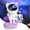 White (Bluetooth version), variant on Piokio Astronaut Galaxy Projector - Galaxy Projector with Timer and Remote, Robot Night Light for Kids Room Decor, Birthdays, Valentine's Day Gift