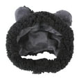 thumbnail image 4 of Lindo disfraz de gato sombrero gorro de fiesta orejeras de protección contra el ruido envoltura para la cabeza para animales pequeños gatos medianos a negro Yinane Tocados para gatos, 4 of 7