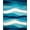 Blue, Pattern 2, variant on ODIKA 4' x 6' Machine Washable Non-Slip Area Rug, Contemporary Wave High Traffic Rug, Blue, 18233