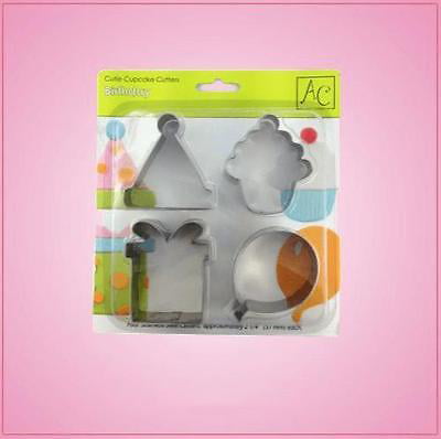 Group of presents clay cutter fondant cutter birthday cookie cutter