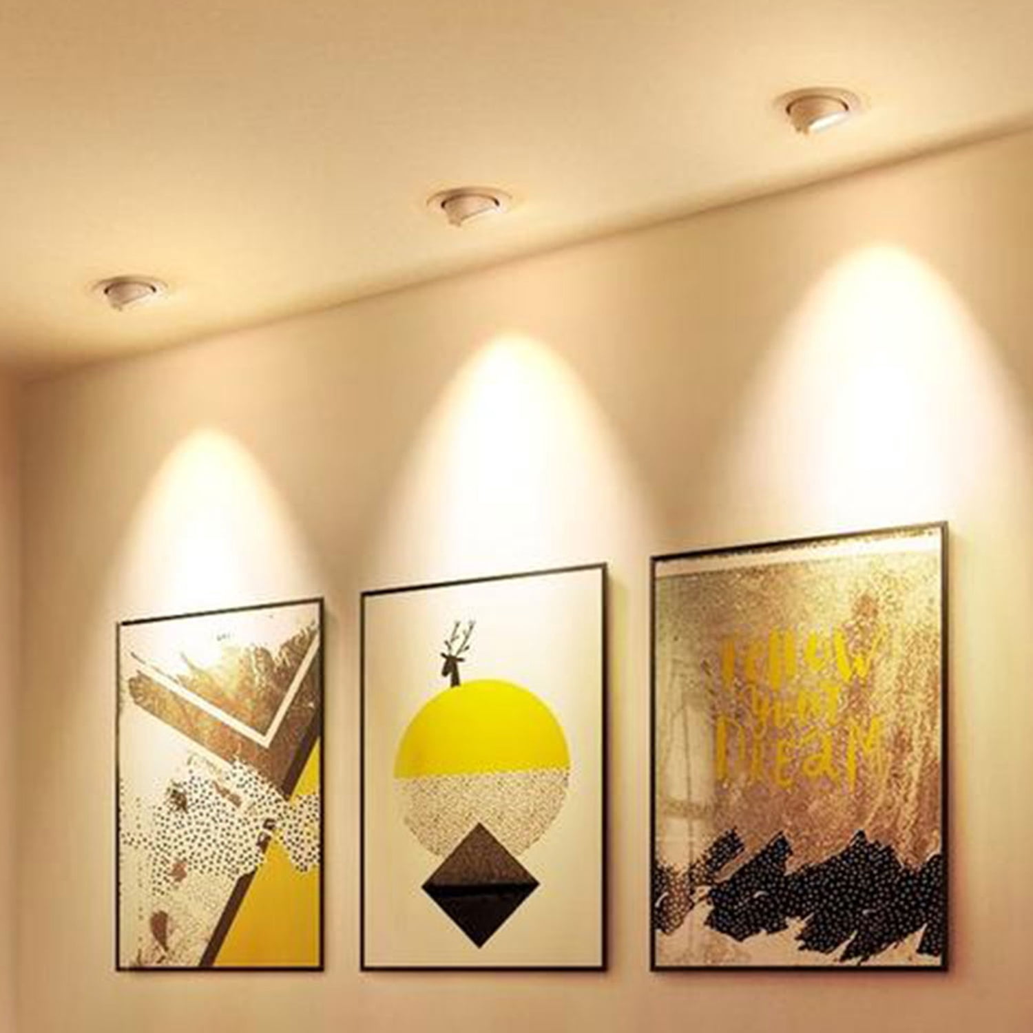 Great Value PAR20 LED Indoor Dimmable Floodlight Bulb, 5.5W (50W Equiv.), E26 Base Soft White, 2PK CA