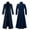 Blue, variant on Halloween Medieval Gothic Double-Breasted Long Coat for Men, Renaissance Vintage Stage Cosplay Jacket, Plus Size Formal Outerwear, 1 Piece Black M