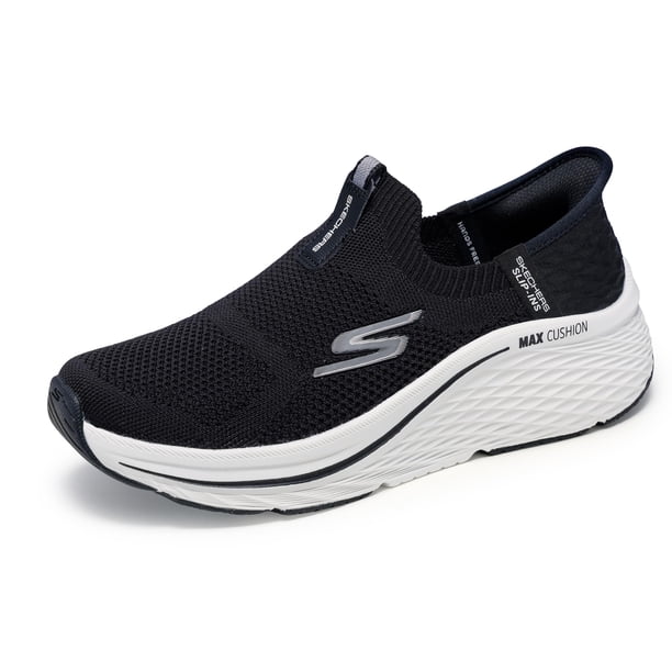 Zapatilla Skechers Max Cushioning Elite 2.0 Eternal para mujer, color blanco y negro