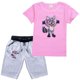 thumbnail image 4 of Camiseta de manga corta para niños, conjunto de pantalones cortos de algodón, informal, dibujos animados, ropa bonita, regalos de cumpleaños, juego Indigo Park, Verano, 4 of 4