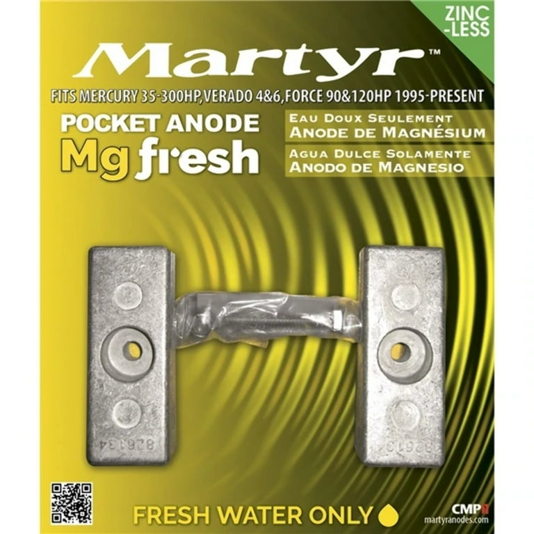Martyr Magnesium Anode Kit For MerCruiser Alpha 1 Gen II – Fresh Water Boat Protection