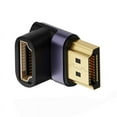 thumbnail image 4 of FVH HDMI Male to HDMI 2.1 Female Vertical 90 Degree Down Angled UHD Extension Adapter Support 8K 60hz HDTV, 4 of 7