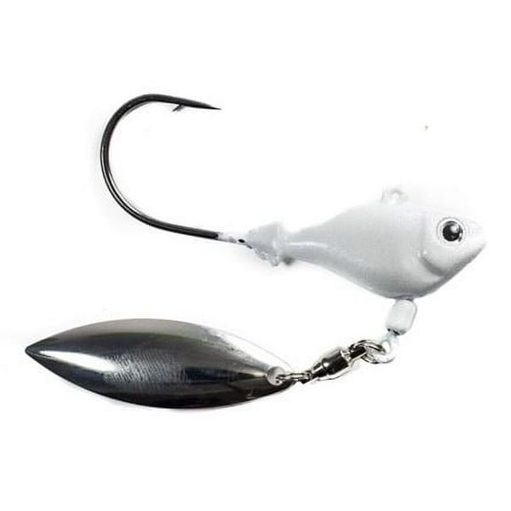 Fish Head Spin Pearl White 3/8oz