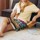 thumbnail image 5 of Balery Graffiti Lamp Urban Scene Pantalones cortos de pijama de punto de algodón para hombre con cinturilla y bolsillos-Medium, 5 of 6