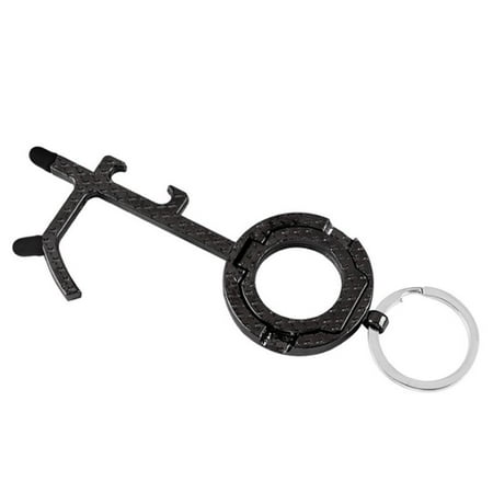 

ZUARFY EDC Non-Contact Door Starter Bottle Opener Phone Holder Screen Button Elevator Contactless Press Pen Keychain Hygiene