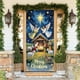 thumbnail image 4 of Uuiauoio Christmas Door Cover Flag Polyester Holiday Decorative Banner with Design for Indoor Outdoor Home Party Festive Decorations Seasonal Celebration Entrance Background Display, 4 of 7