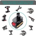 thumbnail image 7 of DM18GL Battery Adapter for Milwaukee 18V and for DeWalt 18V Lithium Battery Convert to only for Craftsman 19.2 Volt Battery（Can't for 20V Battery, 7 of 7