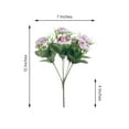 thumbnail image 3 of Efavormart 4 Bushes - 12" Lavender Peony Flower Bouquet - Artificial Arrangements With Realistic Soft Texture - Perfect for Table, Wedding Ceremonies, Party, Event, Centerpieces, Vases, 3 of 5